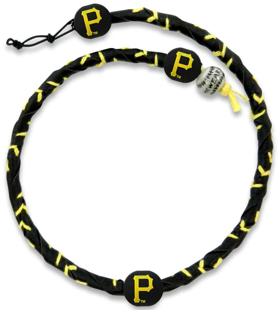 MLB Pittsburgh Pirates Team Color Frozen Rope Baseball Necklace