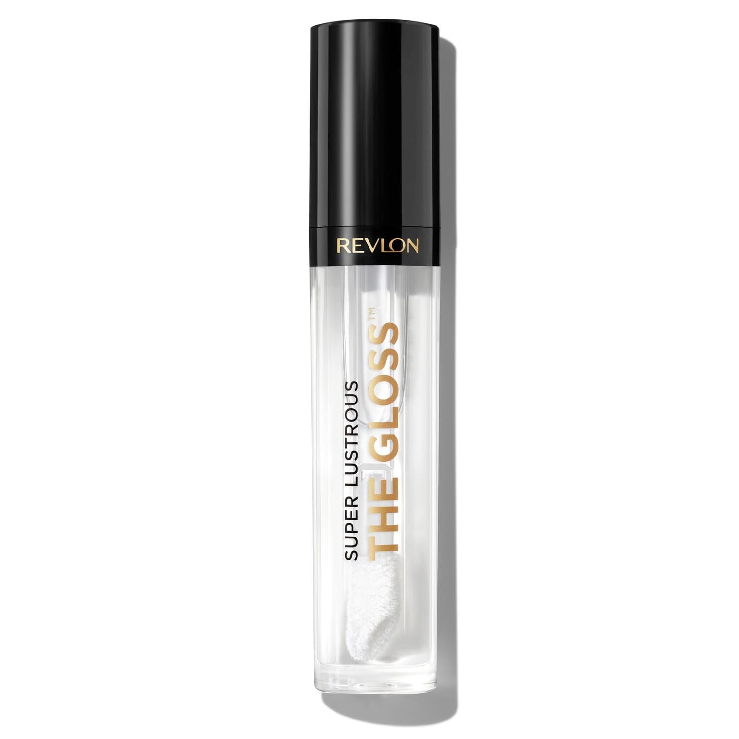 REVLON Super Lustrous Lip Gloss, Non-Sticky, Hydrating, 0.13 oz, 200 Crystal Clear