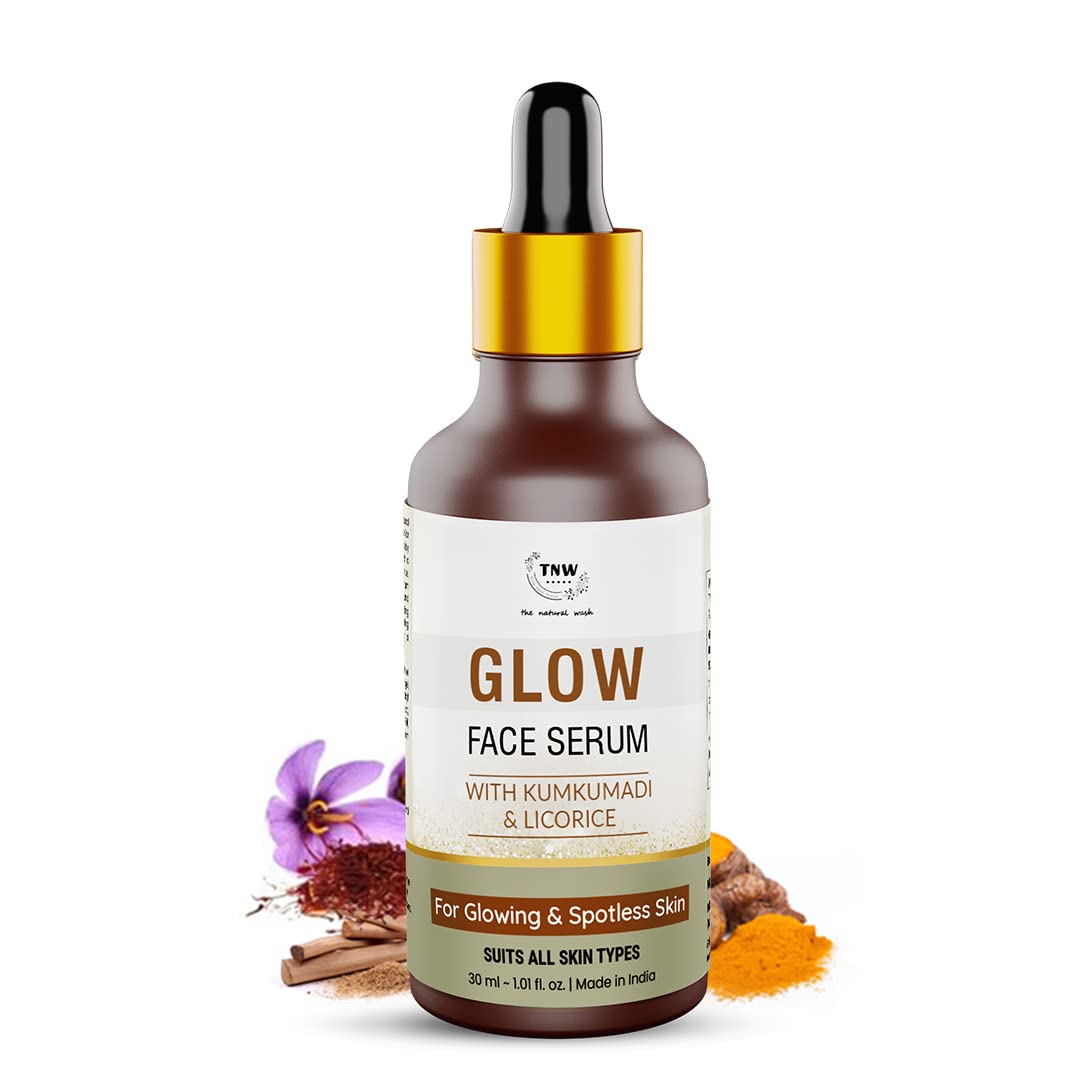 Tnw Kumkumadi Face Glow Serum 30Ml | Ayurvedic Skin Brightening Oil | Reduces Dark Spots, Pigmentation & Dullness | Hydrating &