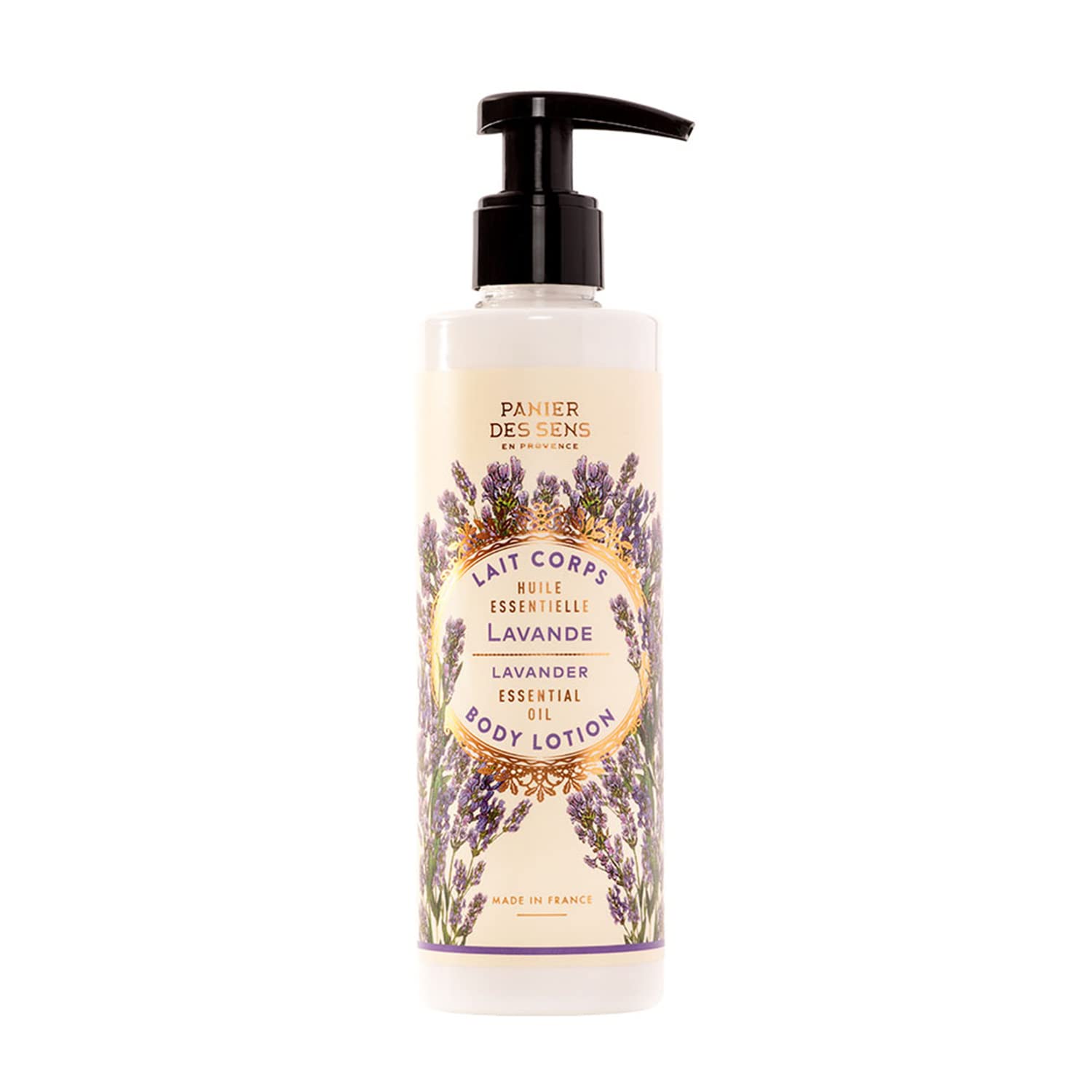 Panier des Sens - Lavender Body Lotion for Dry Skin - Hydrating Body Cream for Women - Fluid Body Moisturizer with Shea Butter &