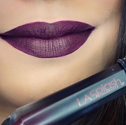 La Splash Cosmetics Soft Long Lasting Waterproof Matte Dark Green Liquid Lipstick - Wickedly Divine Collection (Envy)