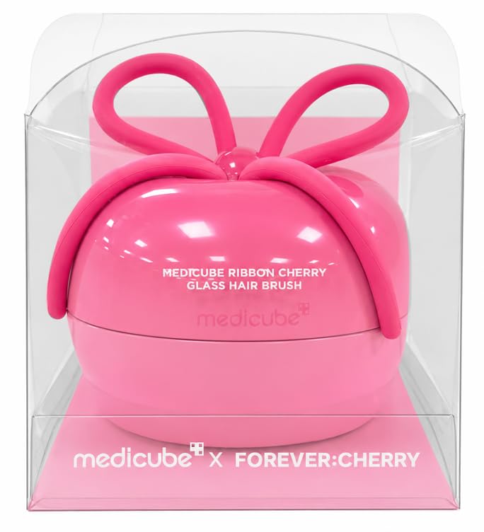 medicube x Forever:Cherry Hair Brush (Pink)