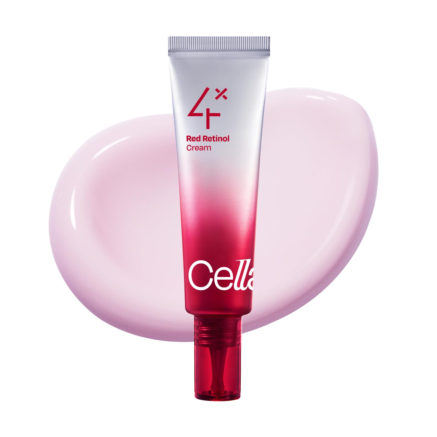 Celladix Hibiscus Red Retinol 4X Cream, Night Face Moisturizer with Retinol Complex and Azelaic Acid, for Uneven Texture, Pores 
