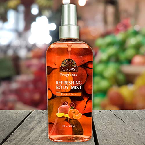 OKAY TROPICAL FEVER ESSENCE REFRESHING BODY MIST 8oz / 237ml