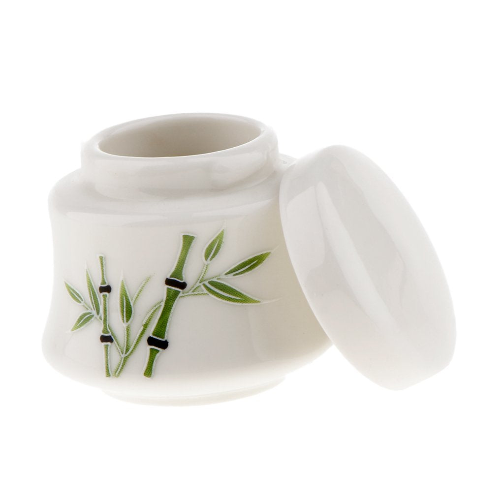 Club BollywoodCeramic Empty Cosmetics Loose Powder Container Tea Tins 25Ml Bamboo|Health & Beauty | Makeup |1 Piece Ceramic Bott