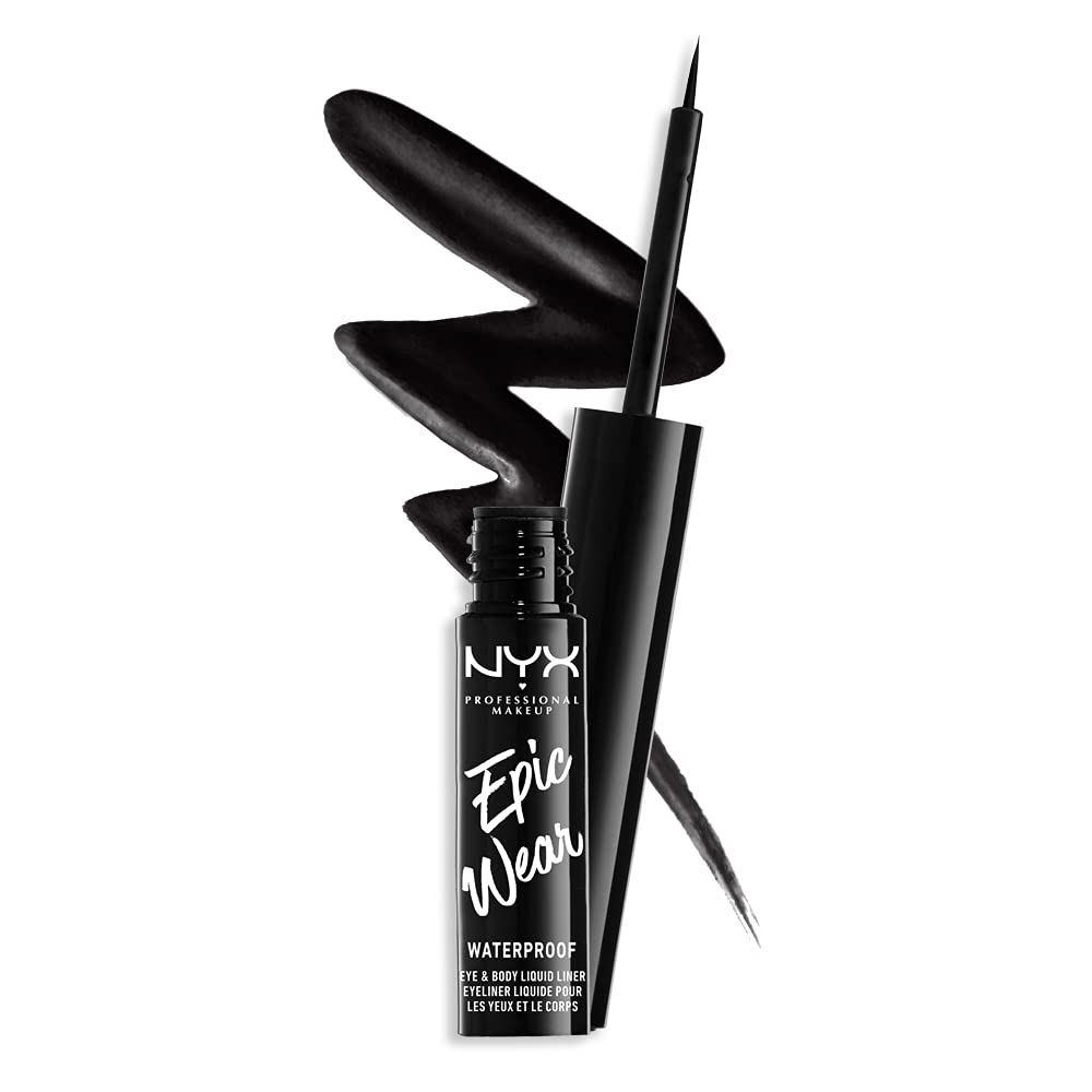 Nyx Professional Makeup Epic Wear Liquid Liner, Long-Lasting Waterproof Eyeliner - Black