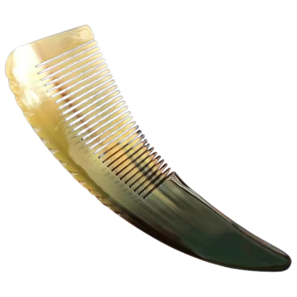 Healeved Ox Horn Comb Horn Comb Hair Detangling Comb Fine Teeth Comb Reusable Hair Comb Women Styling Comb Bone Comb for Hair