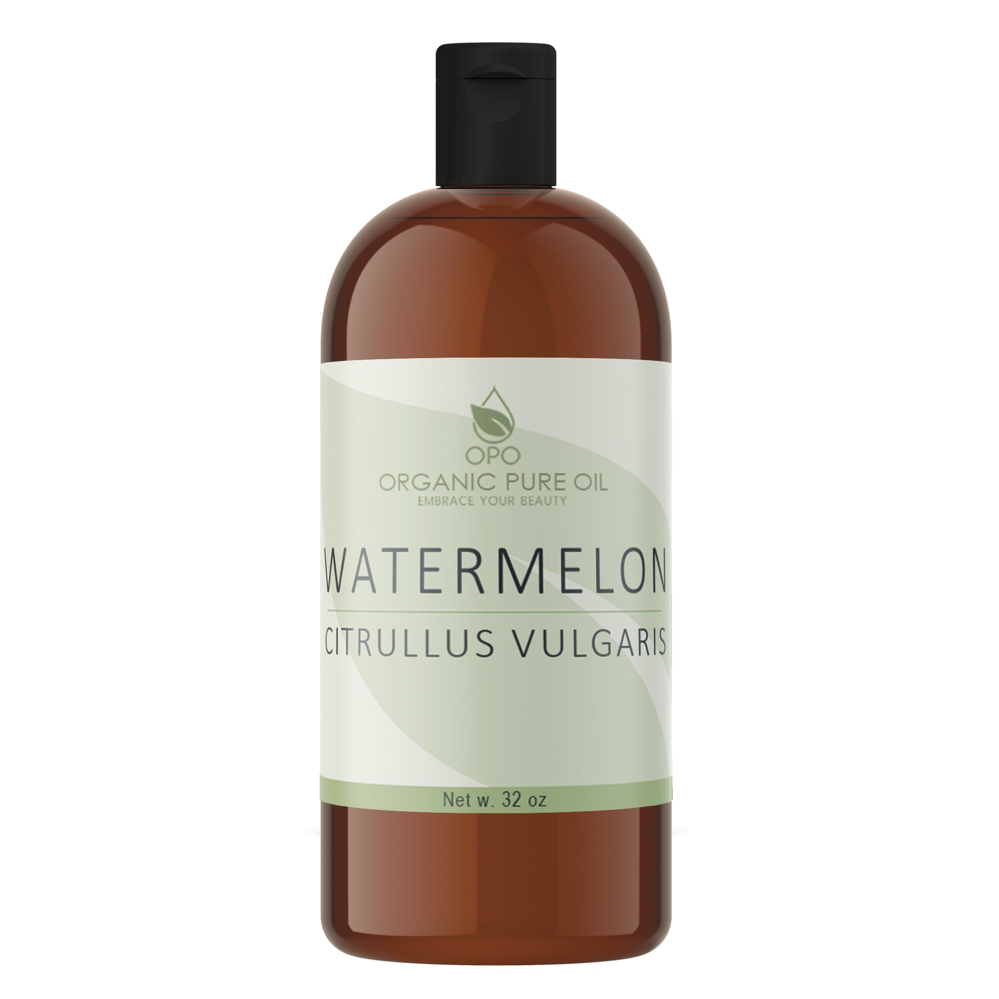 Watermelon Seed Oil - 32 Oz - 100% Pure, Unrefined, All Natural, Non Gmo, Bulk, Organically Sourced, Vegan, Carrier Oil For Face