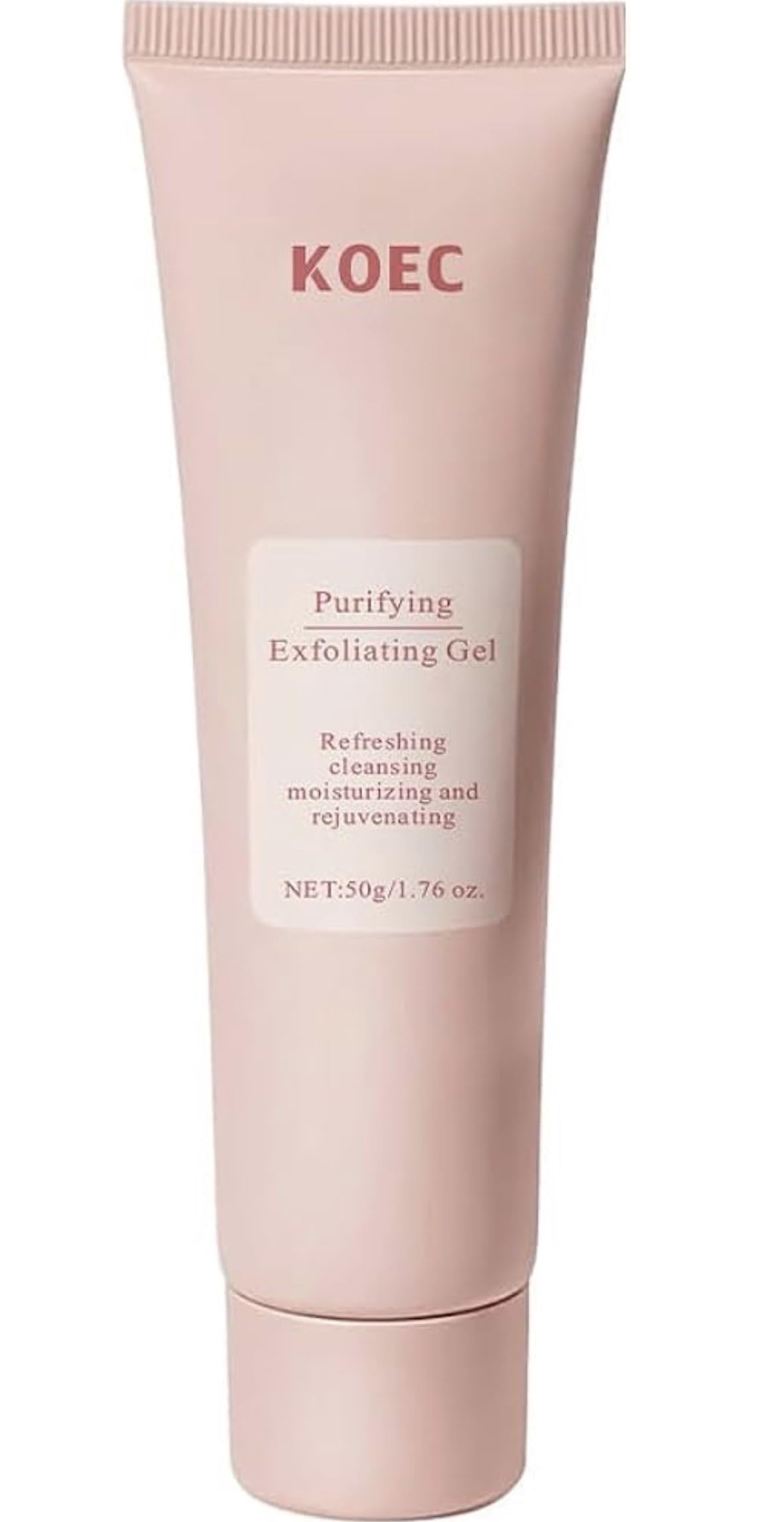 KOEC Purifying Exfoliating Gel 2 Pack  Face & Body Peeling Scrub Gel, Deep Cleansing & Moisturizing Formula, Gentle Dead Skin R