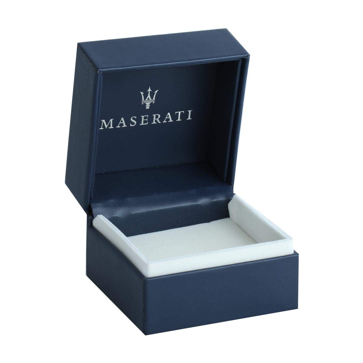 Maserati J Steel And White Leather Jm218Amd03 Men'S Bracelet