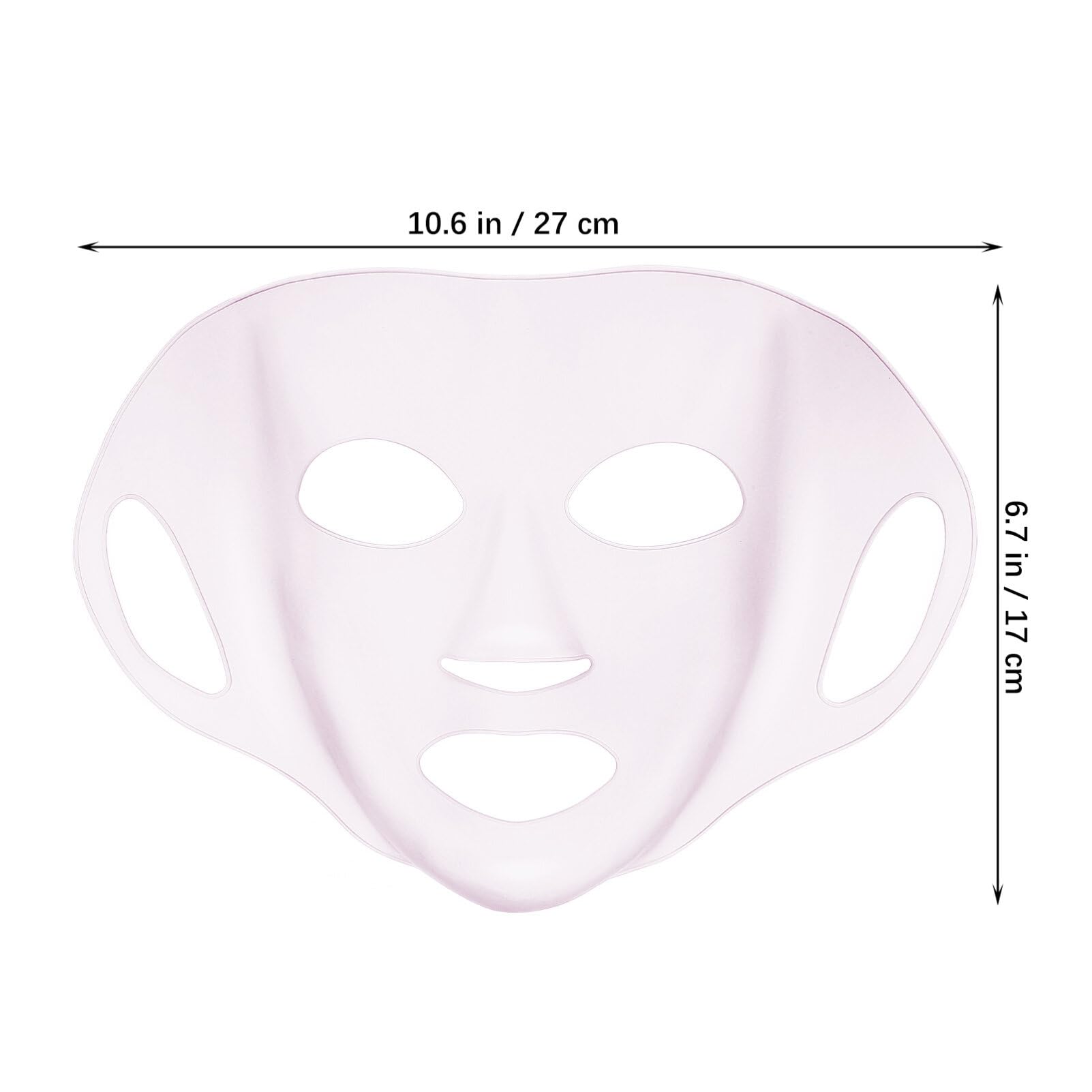 5 Pcs Silicone Facial Mask Reusable Facial Mask Skincare Facial Mask Silicone Skin Mask Covers Moisturizing