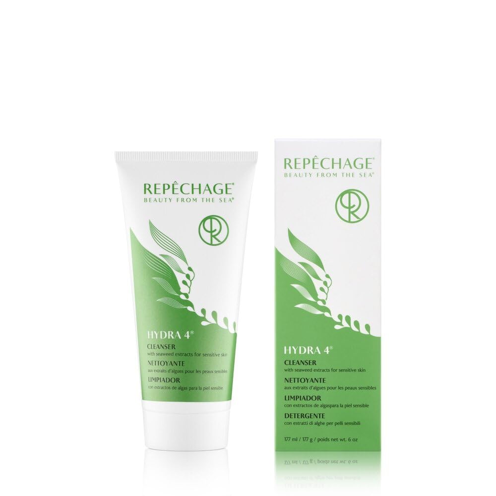 Repechage Hydra 4 Cleanser For Sensitive, Irritated Or Sensitized Skin. Facial Cleanser Effectively Remove All Traces Of Dirt An
