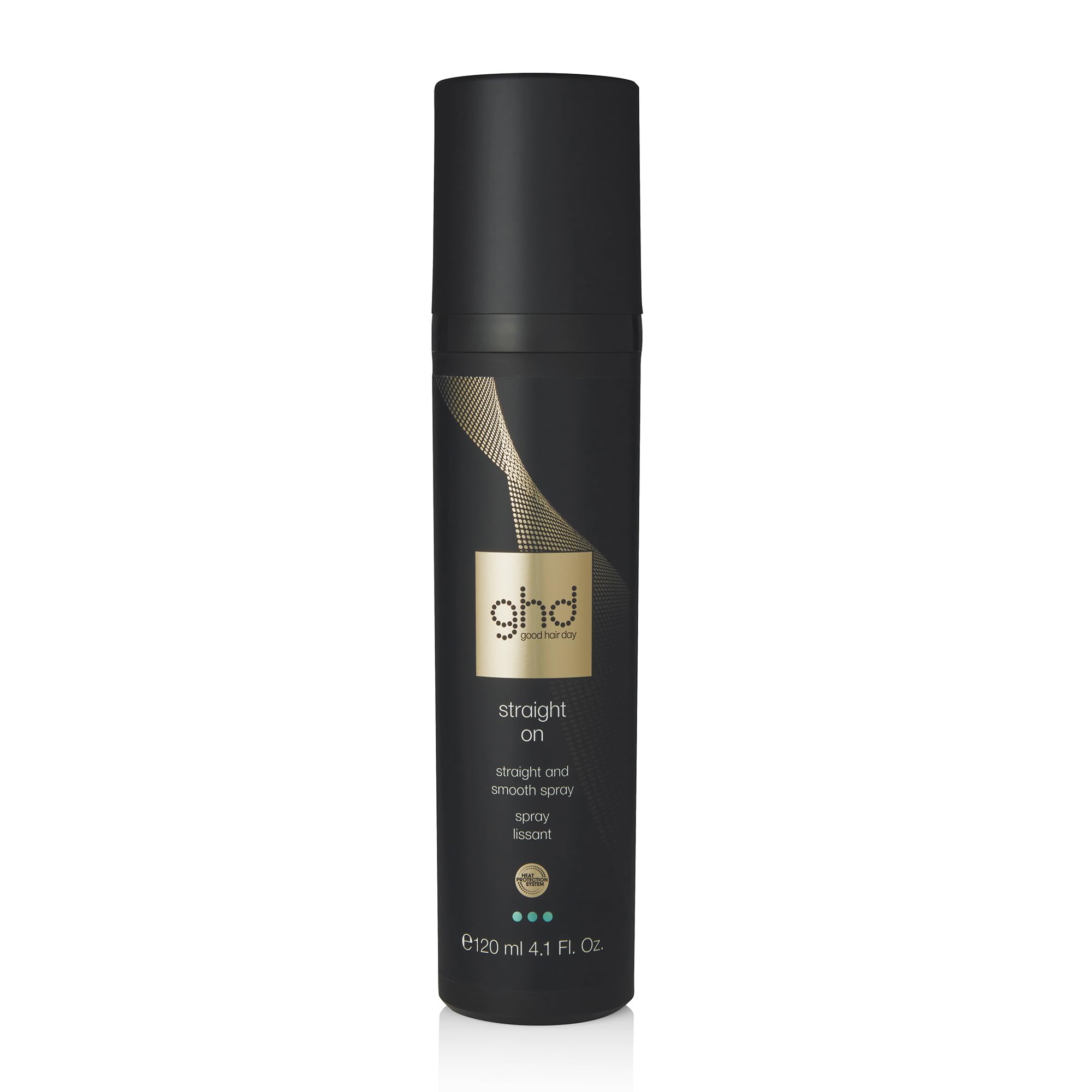 ghd Straight On Heat Protectant for Hair - Straight & Smooth Hair Spray, Heat Protection System to Strengthen and Smooth Hair fo