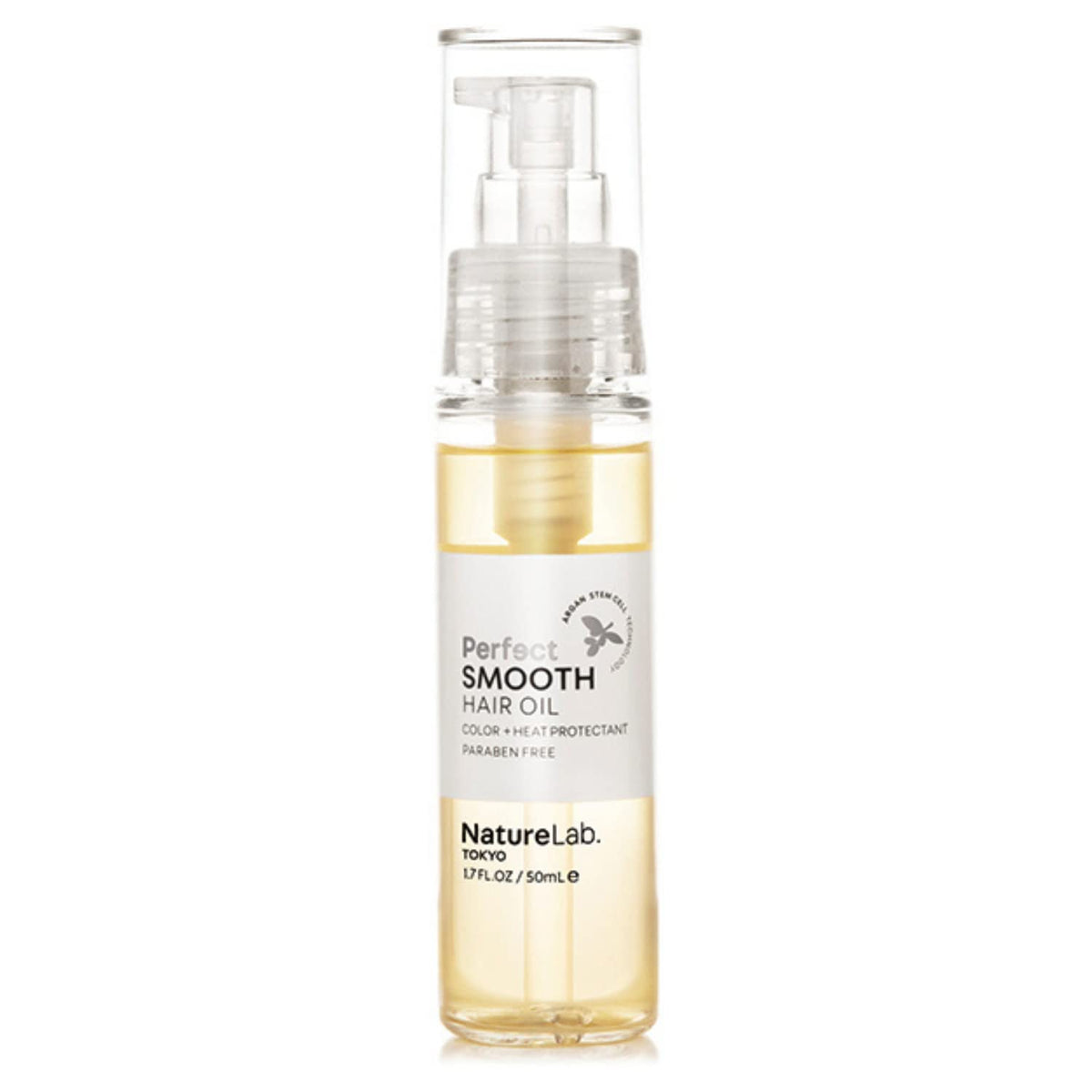 Naturelab Tokyo Perfect Smooth Hair Oil: Heat And Color Protection, Enhances Smoothness And Shine To Untamed Hair I 1.7 Fl Oz /