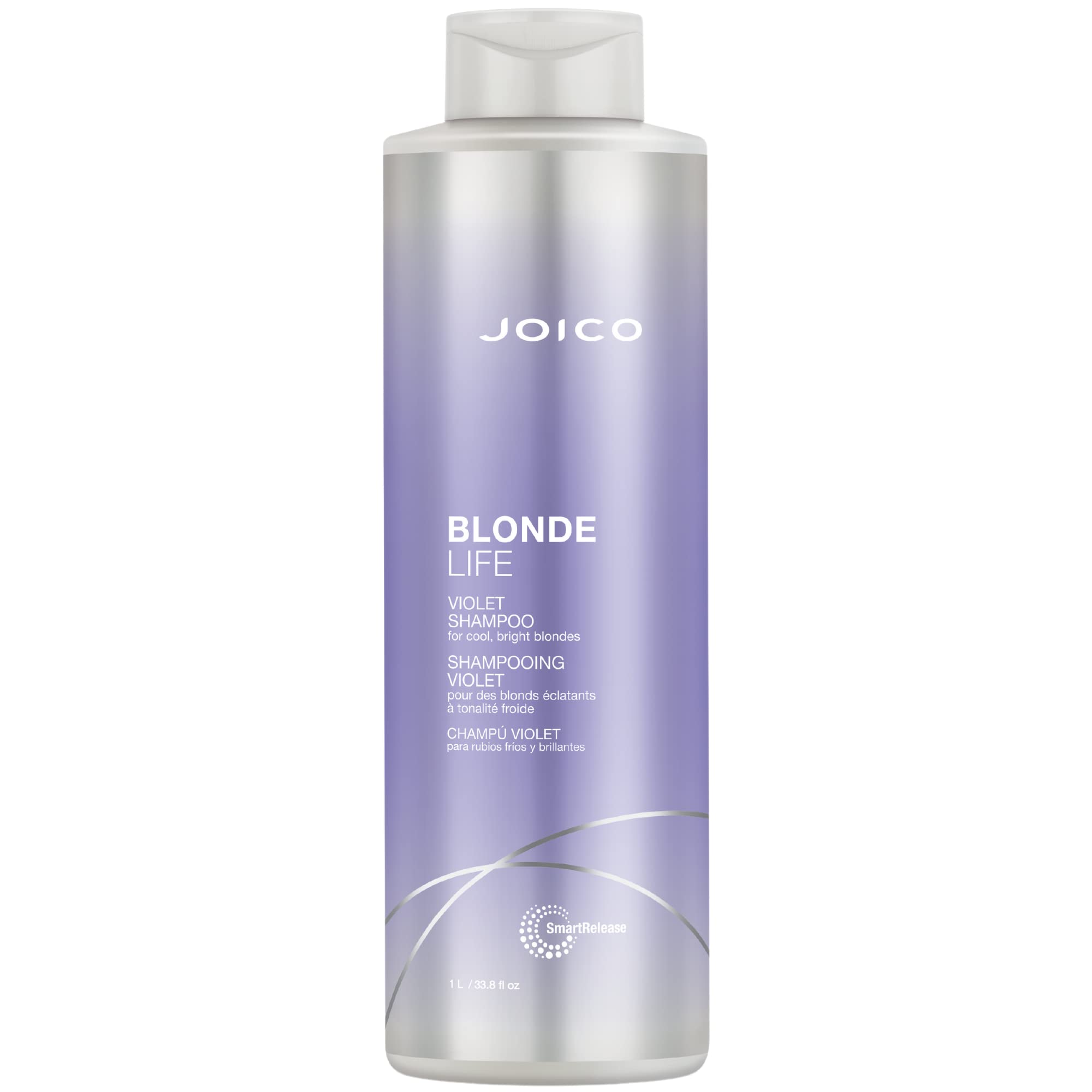 Joico Blonde Life Violet Shampoo | For Cool & Bright Blonde Hair | Neutralize Brassy Tones | Banish Yellow Tones | Boost Shine |