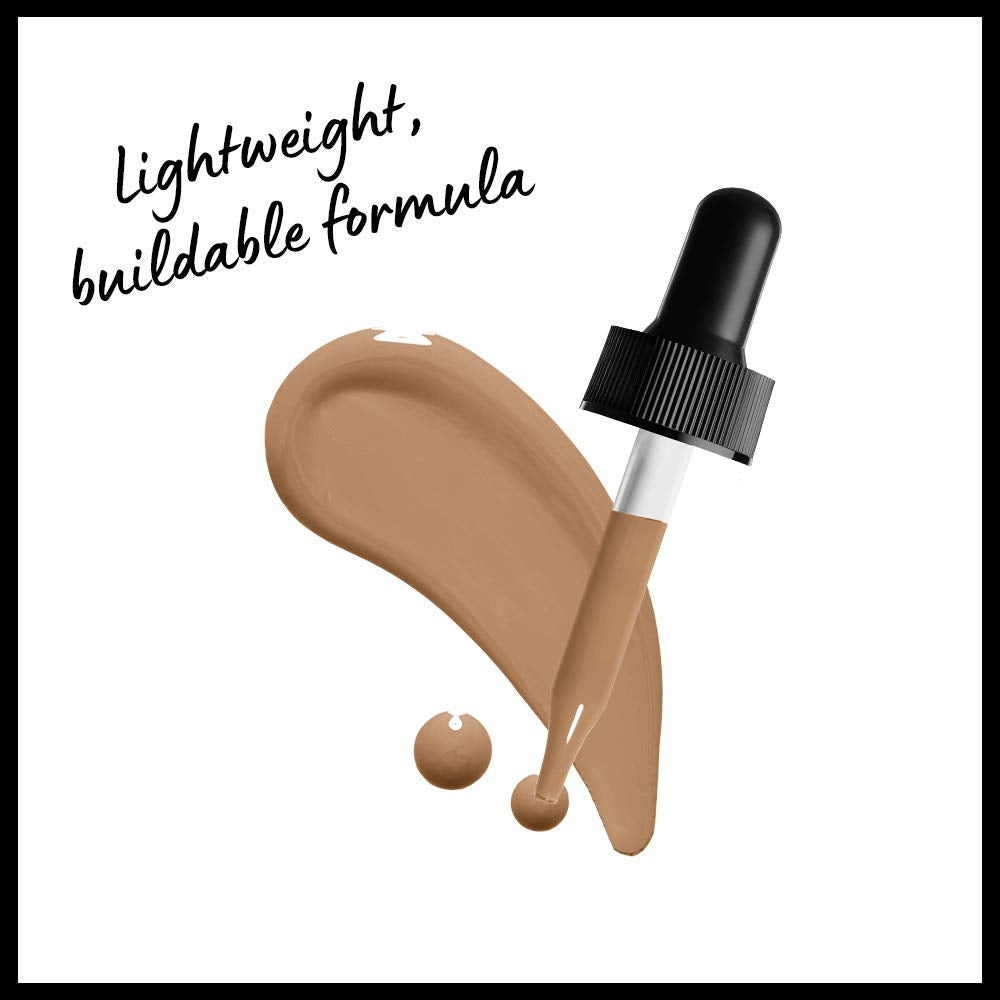 NYX PROFESSIONAL MAKEUP Total Control Pro Drop Foundation, Skin-True Buildable Coverage - Caramel