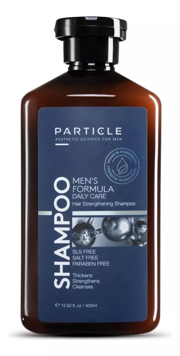 Particle Hair Growth Shampoo for Men (13.52 Oz) - for Thickening, Strengthening & Cleansing Hair - Sulfate Free & Paraben Free H