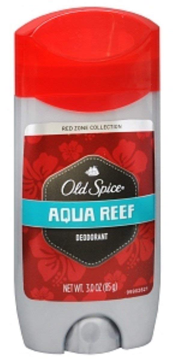Old Spice Red Zone Deodorant Solid, Aqua Reef 3 Oz (Pack Of 11)