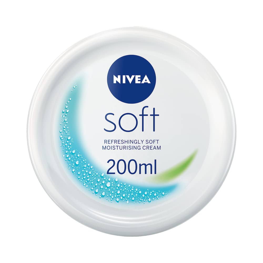 NIVEA Soft Refreshingly Soft Moisturizing cream,, 6 Fl Ounce ()