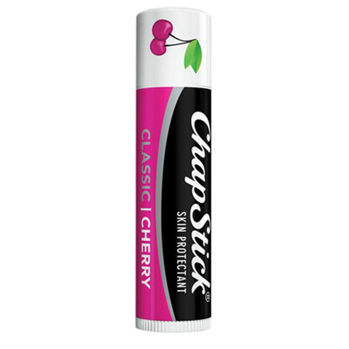 Chapstick Classic (1 Blister Pack Of 3 Sticks, Cherry Flavor) Skin Protectant Flavored Lip Balm Tube, 0.15 Ounce Each, 3 Count (