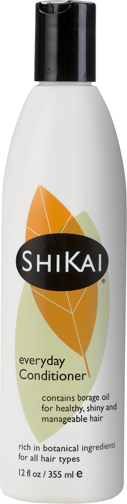 ShiKai Everyday Hydrating Conditioner (Unscented, 12oz) | With Borage & Jojoba Oil | Promotes Healthy Scalp | Nourish & Shine | 