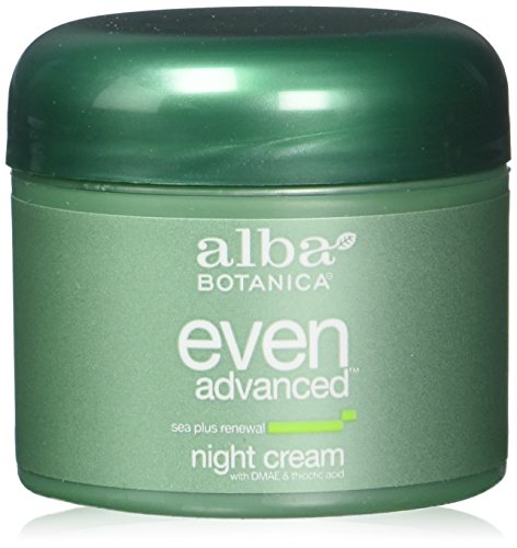 Alba Botanica Natural Even Advanced Sea Plus Renewal Night Cream, 2 Fl Oz (Pack of 3)