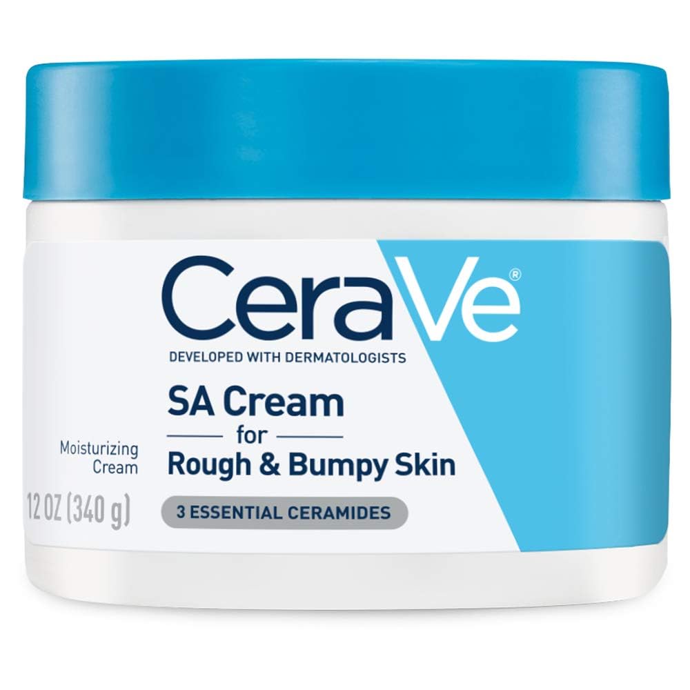 CeraVe Moisturizing Cream with Salicylic Acid, Exfoliating Body Cream with Lactic & Hyaluronic Acid, Niacinamide, and Ceramides,
