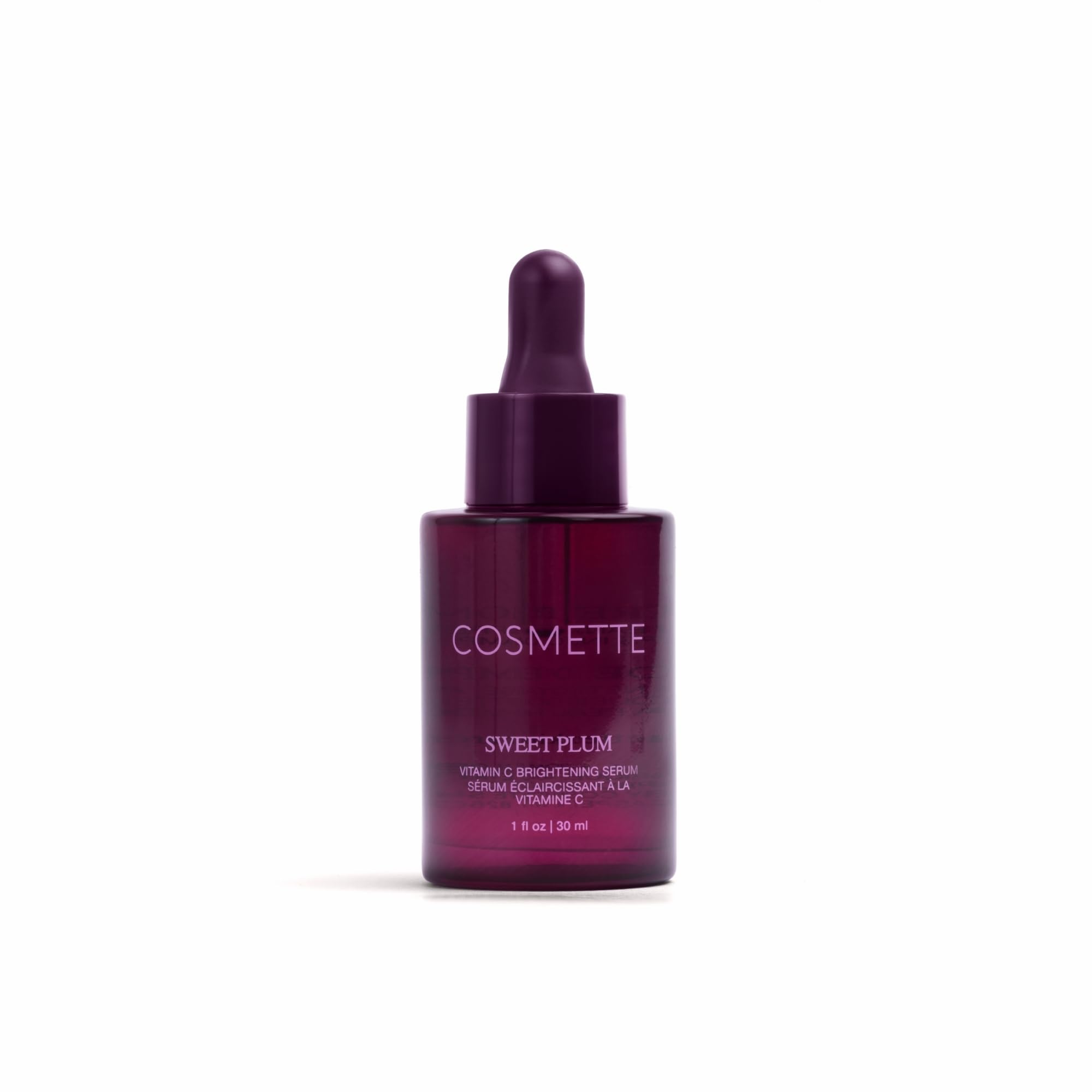 Cosmette Sweet Plum Oil Facial Serum with Vitamin C & Squalane (1 Fl Oz)