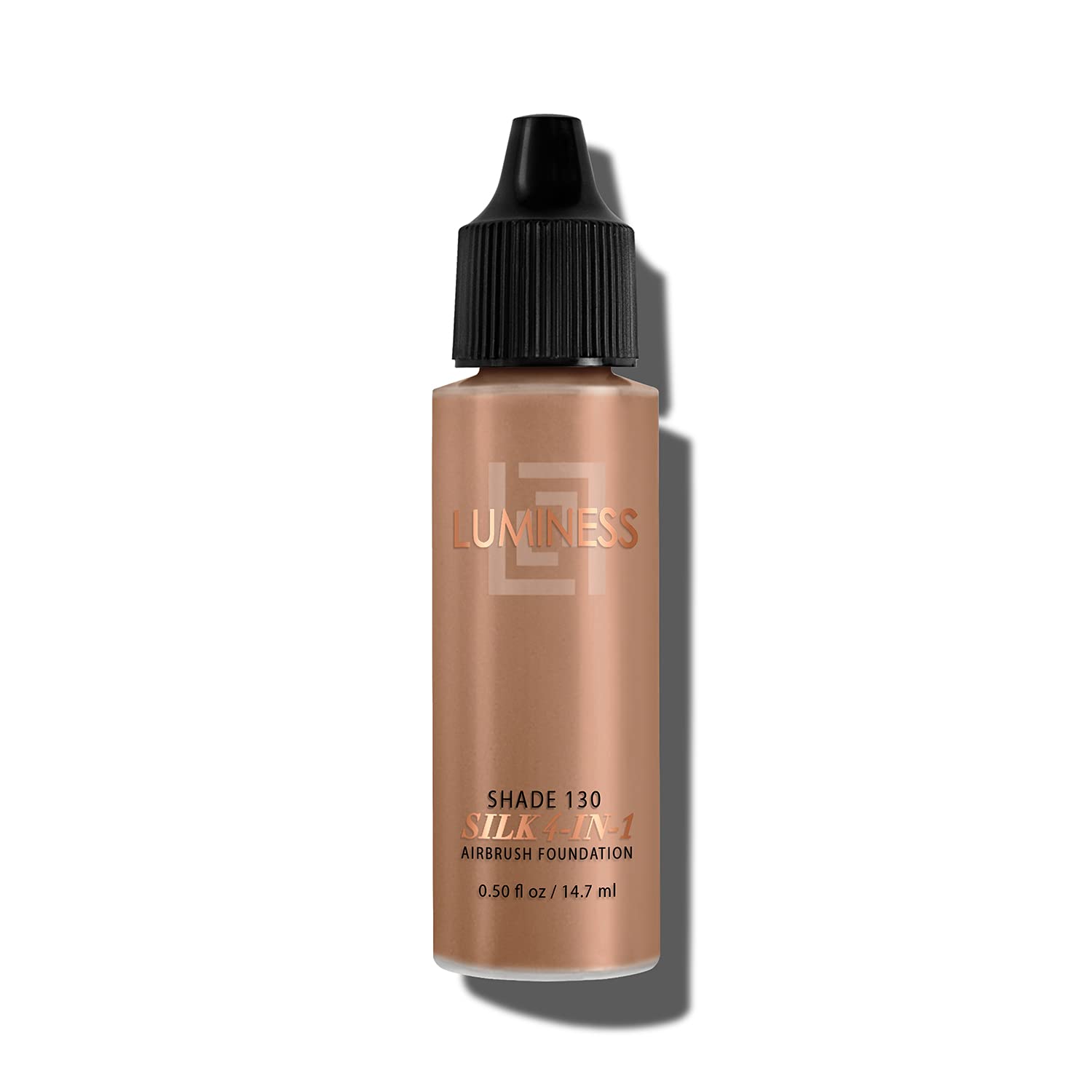 Luminess Air Silk 4-In-1 Airbrush Foundation- Foundation, Shade 130 (.5 Fl Oz) - Sheer to Medium Coverage - Anti-Aging Formula H