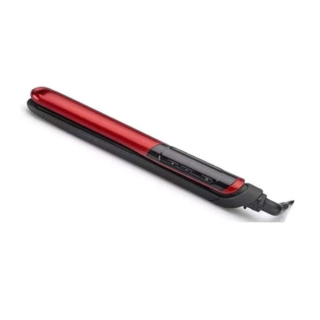 QOPCBCGN LCD Display 2in1 Ceramic Coating Hair Straightener New Flat Iron Straightening Irons Styling Tools with Fast Warmup 
