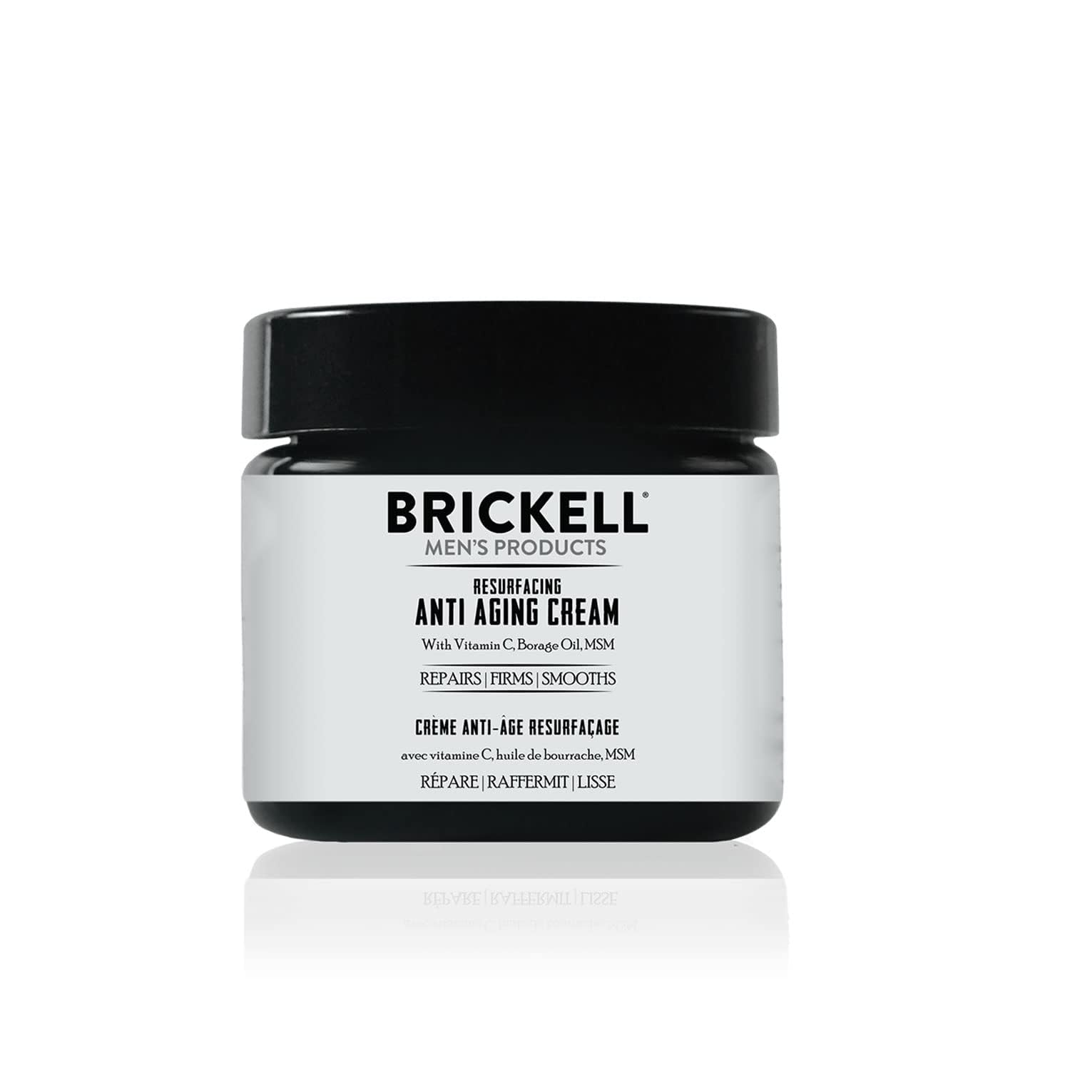 Brickell Men's Products Resurfacing Anti-Aging Face Cream For Men, Natural and Organic Face Moisturizer, Vitamin C Cream For Wri