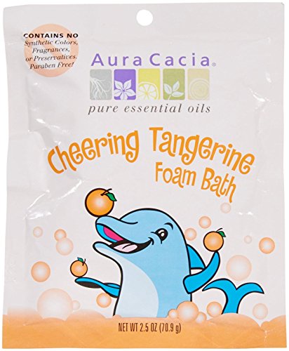 Aura Cacia Aromatherapy Foam Bath For Kids - Cheering - 2.5 Oz
