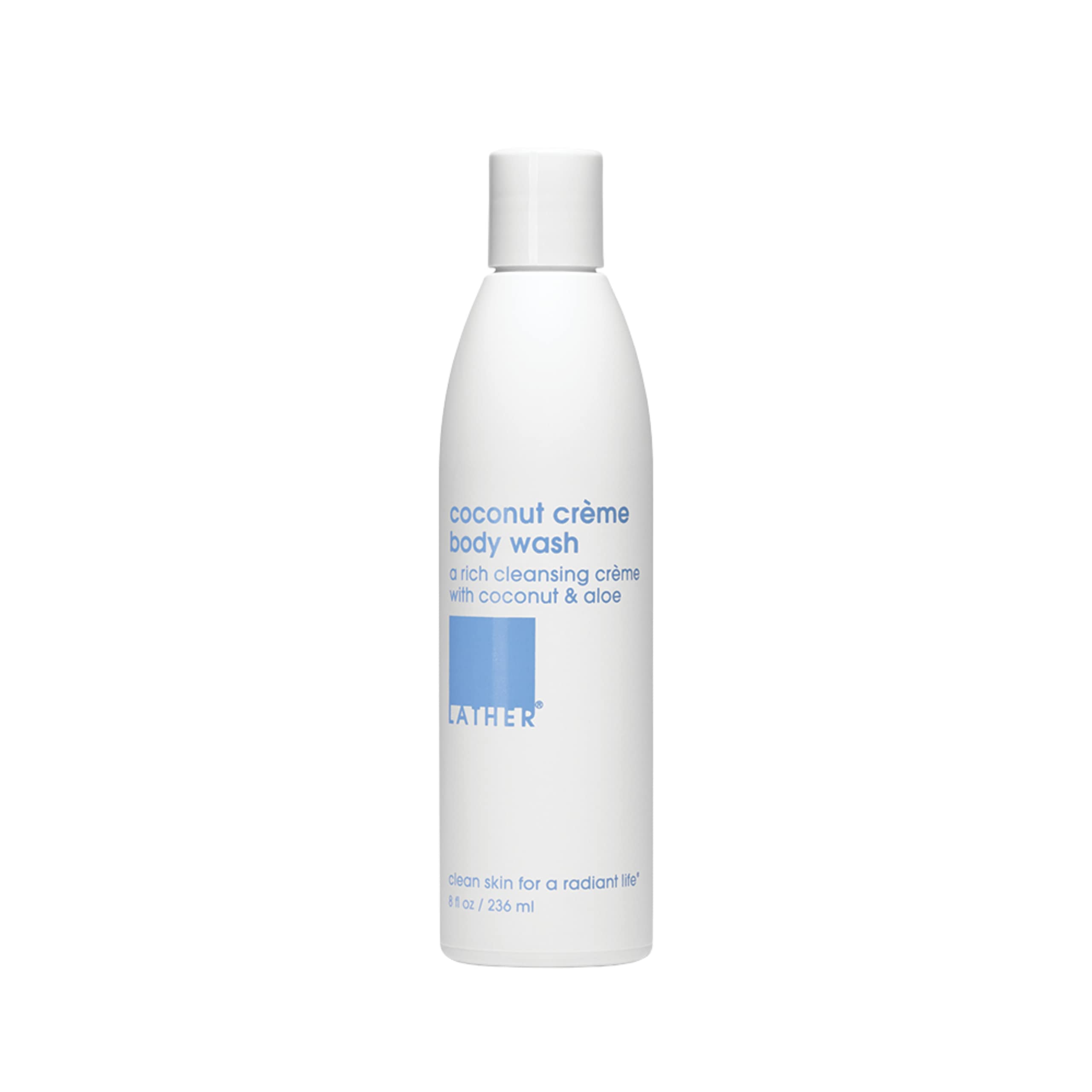 Lather Coconut Crme Body Wash - Moisturizing Body Wash For All Skin Types - Shower Gel Gently Cleanses & Refreshes Without Dryin