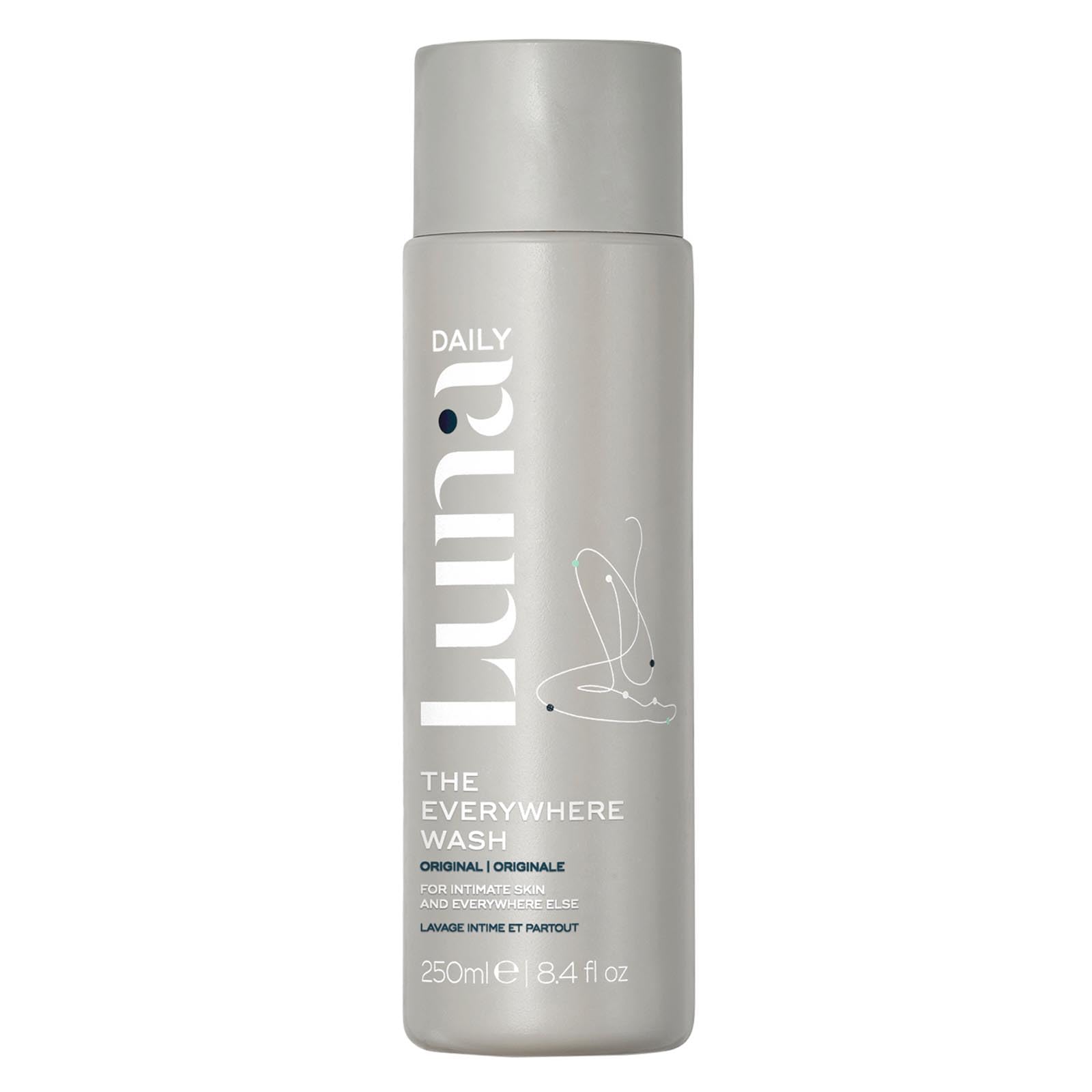 Luna Daily The Everywhere Wash 250Ml | Original Foaming Body Wash | Hydrating Shower Gel With Vitamin C | Natural Ingredients
