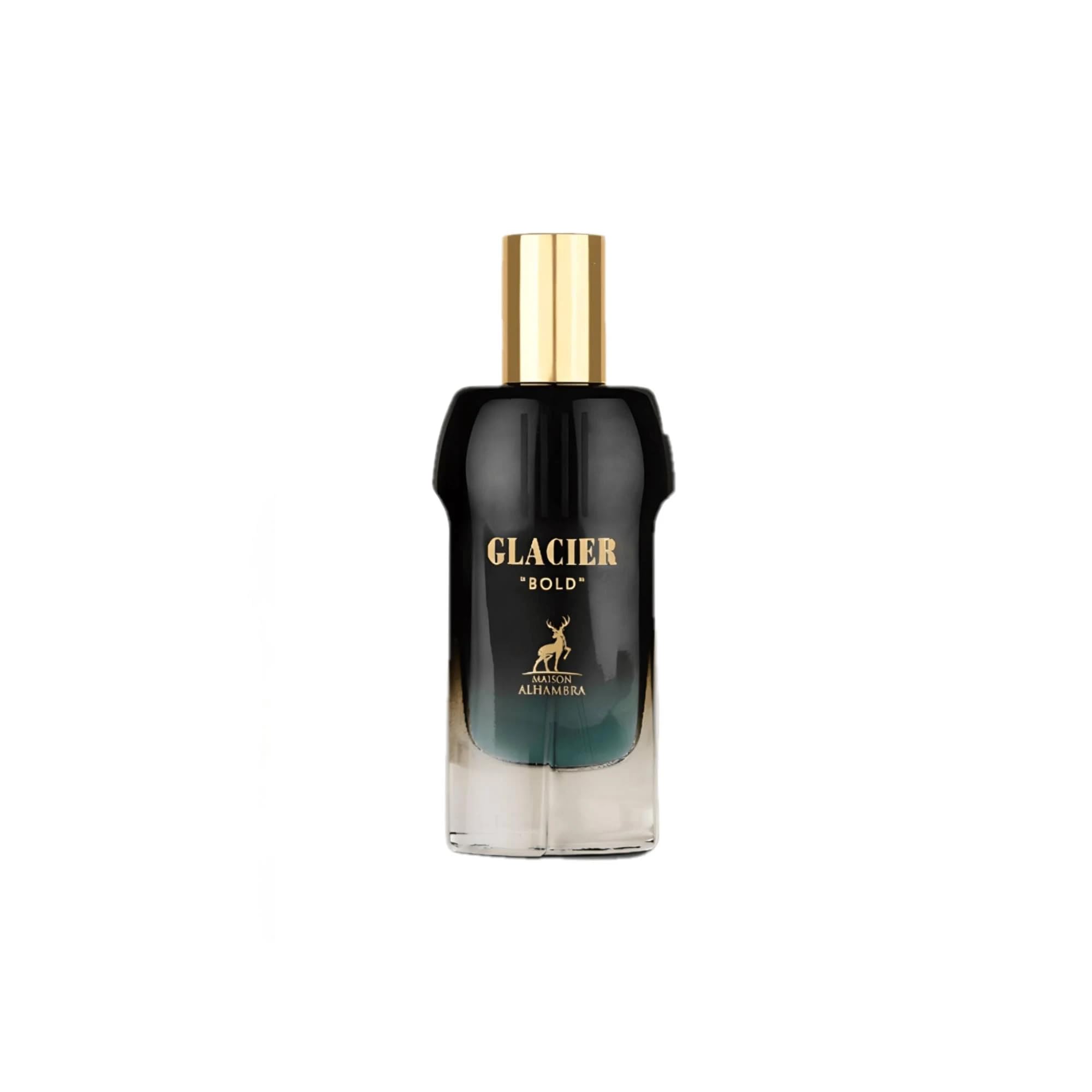 Maison Alhambra Glacier Bold Eau de Parfum Spray for Unisex, 3.4 Fl Oz, Model QOG24-Gla-90622