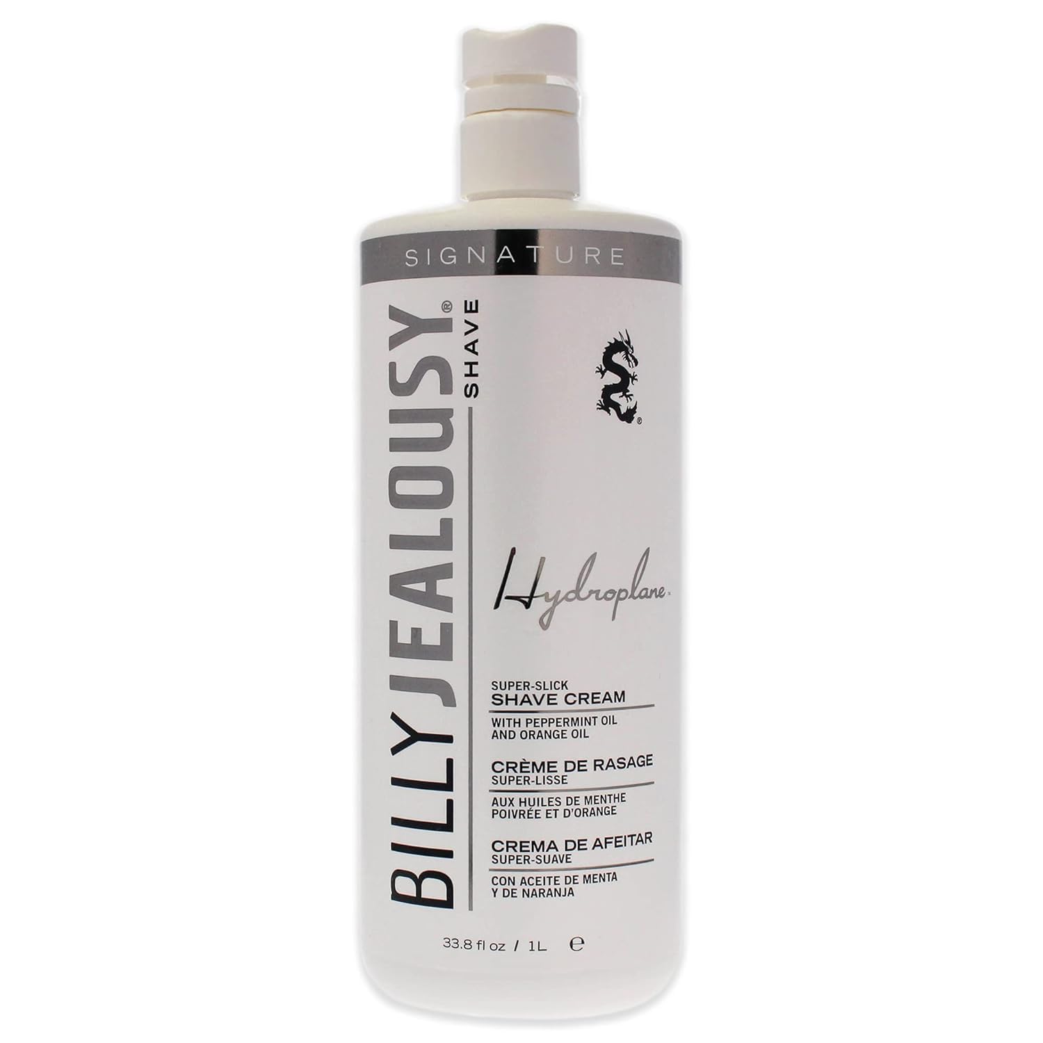Billy Jealousy Hydroplane Super-Slick Shave Cream, 33.8 Fl. Oz.