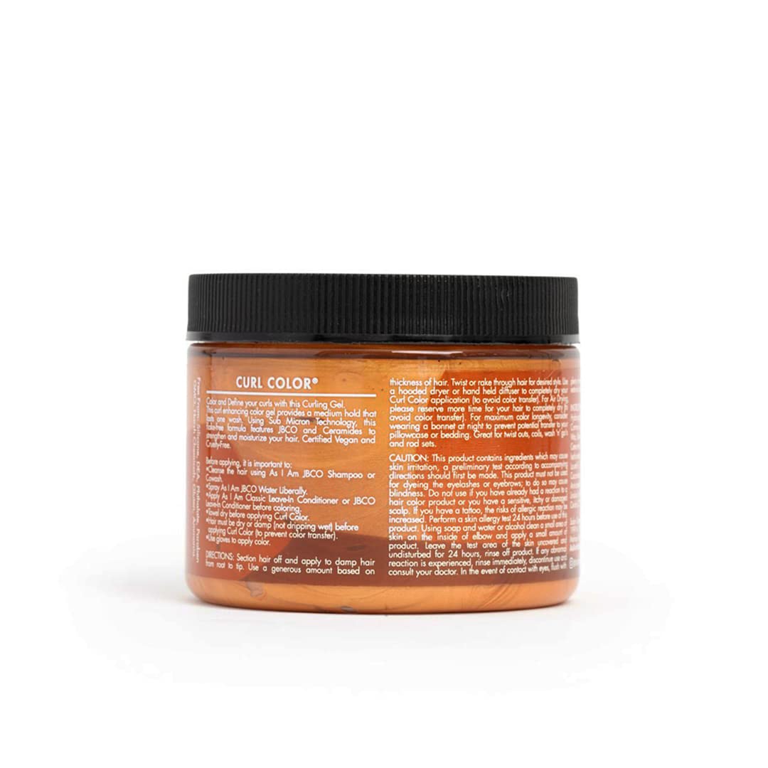 As I Am Curl Color - Bold Gold - 6 ounce - Color & Curling Gel - Temporary Color - Medium Hold - Vegan & Cruelty Free