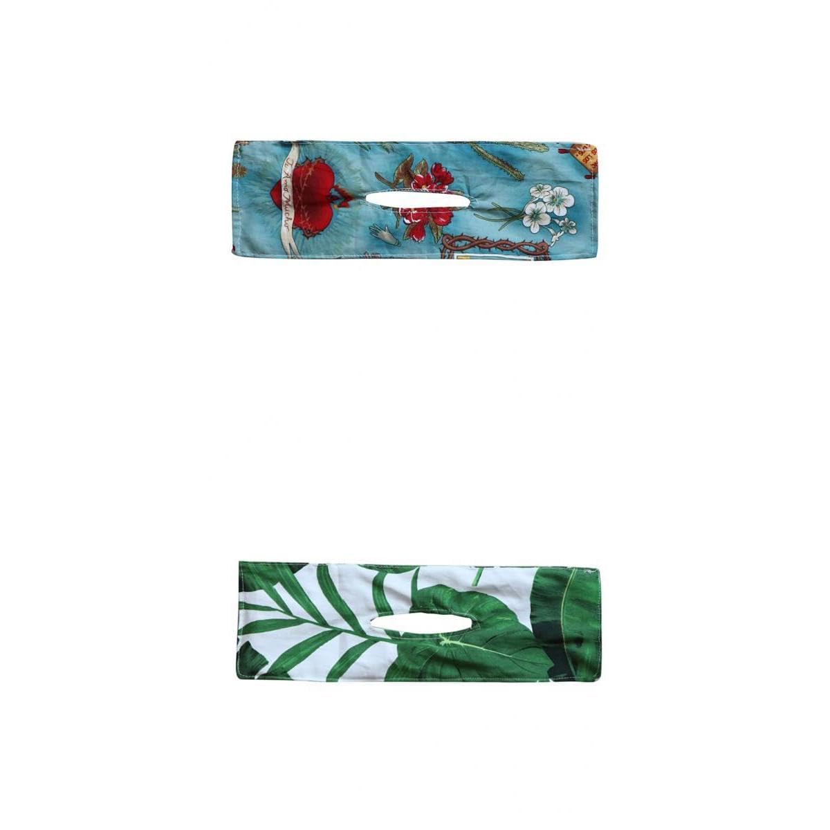 Ecomistiq 2 Pieces Summer Knotted Deft Bun Hair Bands Headband Braider Maker Green| Rollers & Curlers| Care Styling |Health Beau