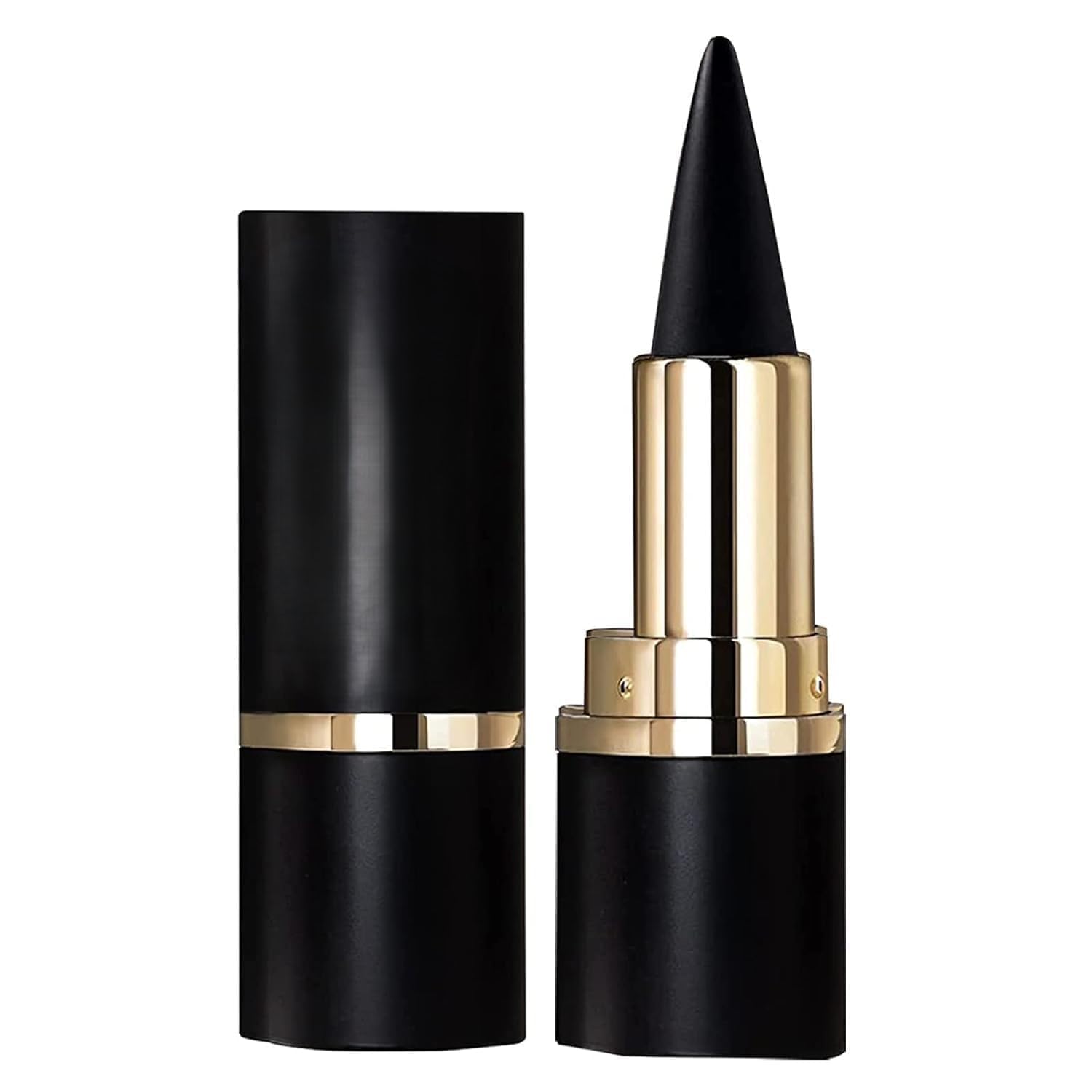 Black Kajal Stick With Precision Tip, Smooth Eyeliner Cosmetic For Waterline, Pointed Makeup Applicator, Collyrium Surma