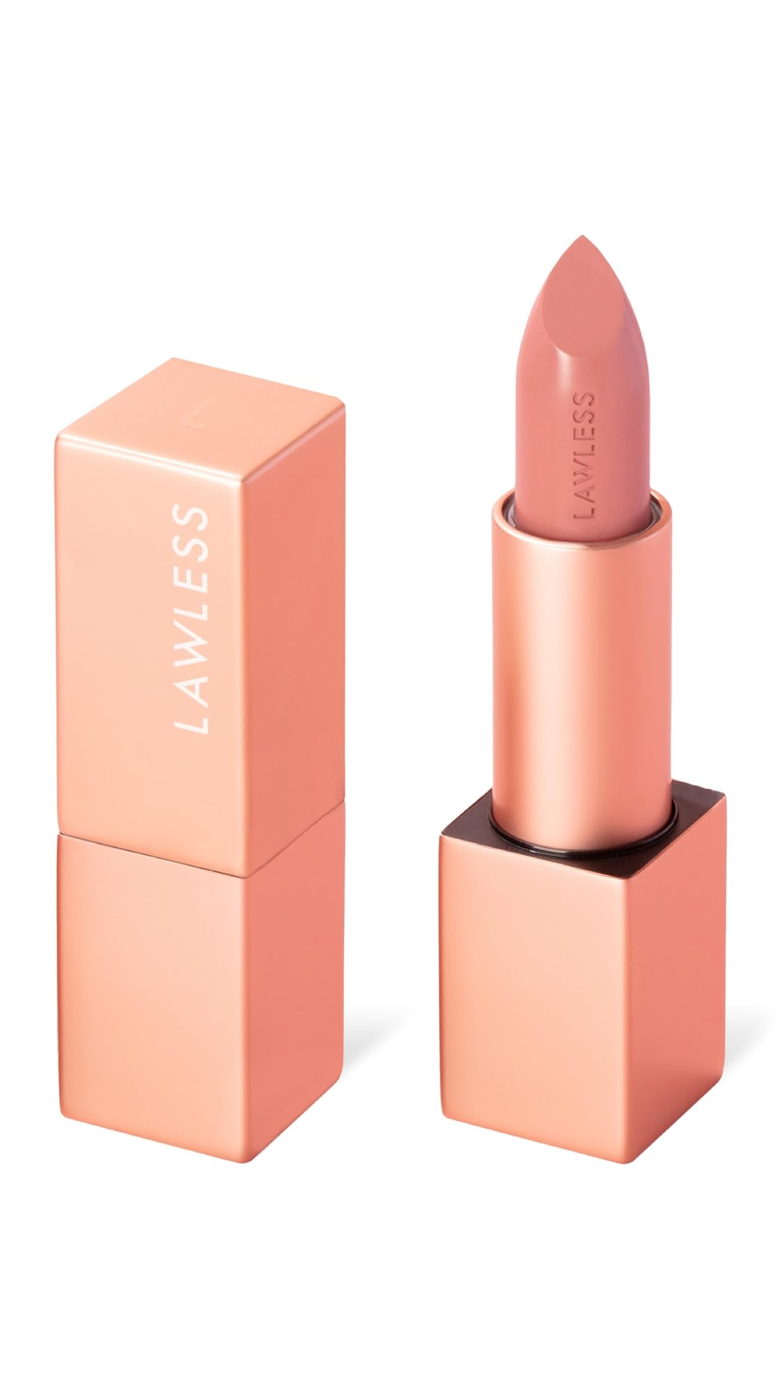 Lawless Womens Forget the Filler Lip-Plumping Line-Smoothing Satin Cream Lipstick, Daisy Girl, 0.1 Ounce