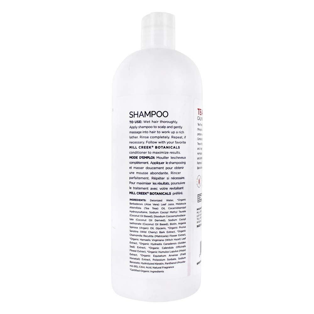 Mill Creek Botanicals - Tea Tree Calming Formula Shampoo - 32 Fl. Oz.