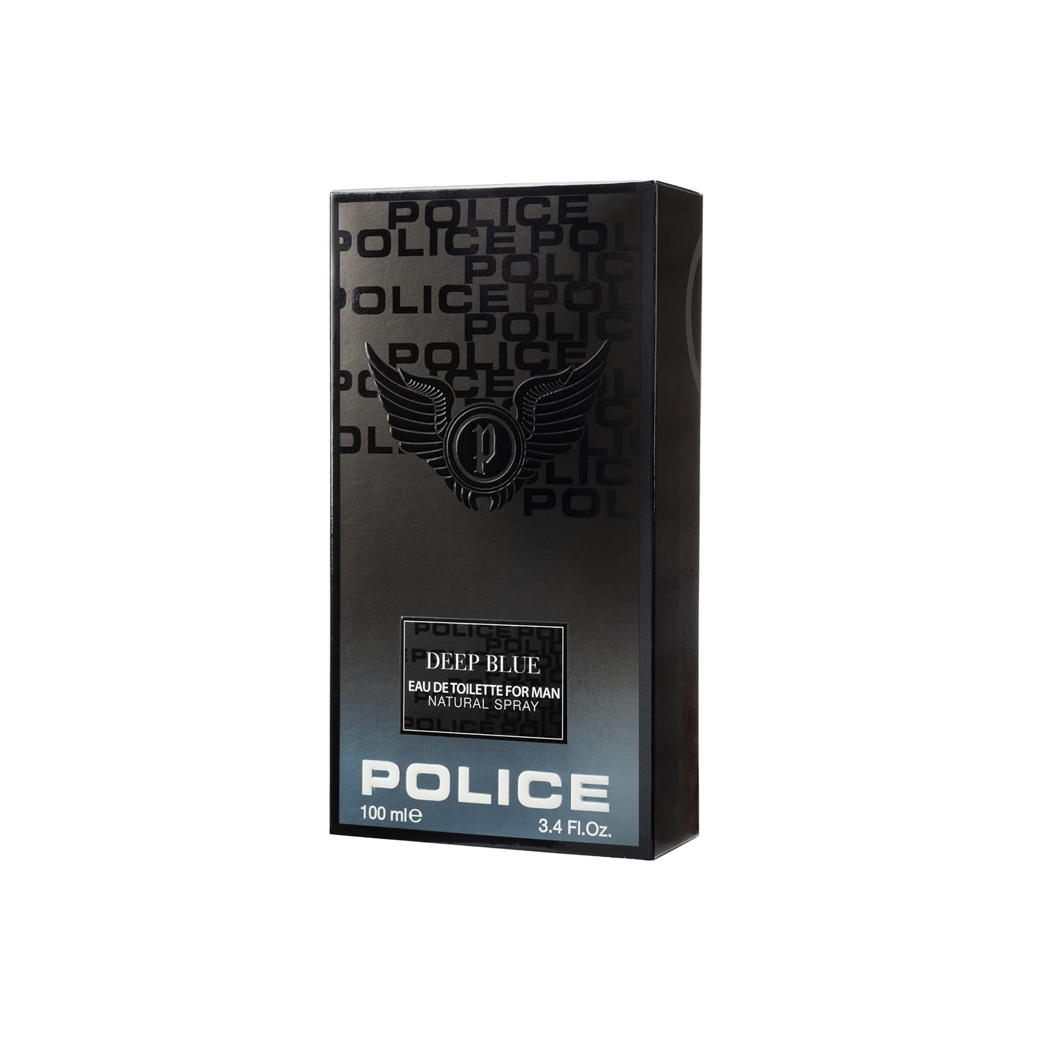 Police Deep Blue By Police - Fragrance For Men - Bold, Refreshing Scent - Top Notes Of Bergamot And Black Pepper - Middle Notes