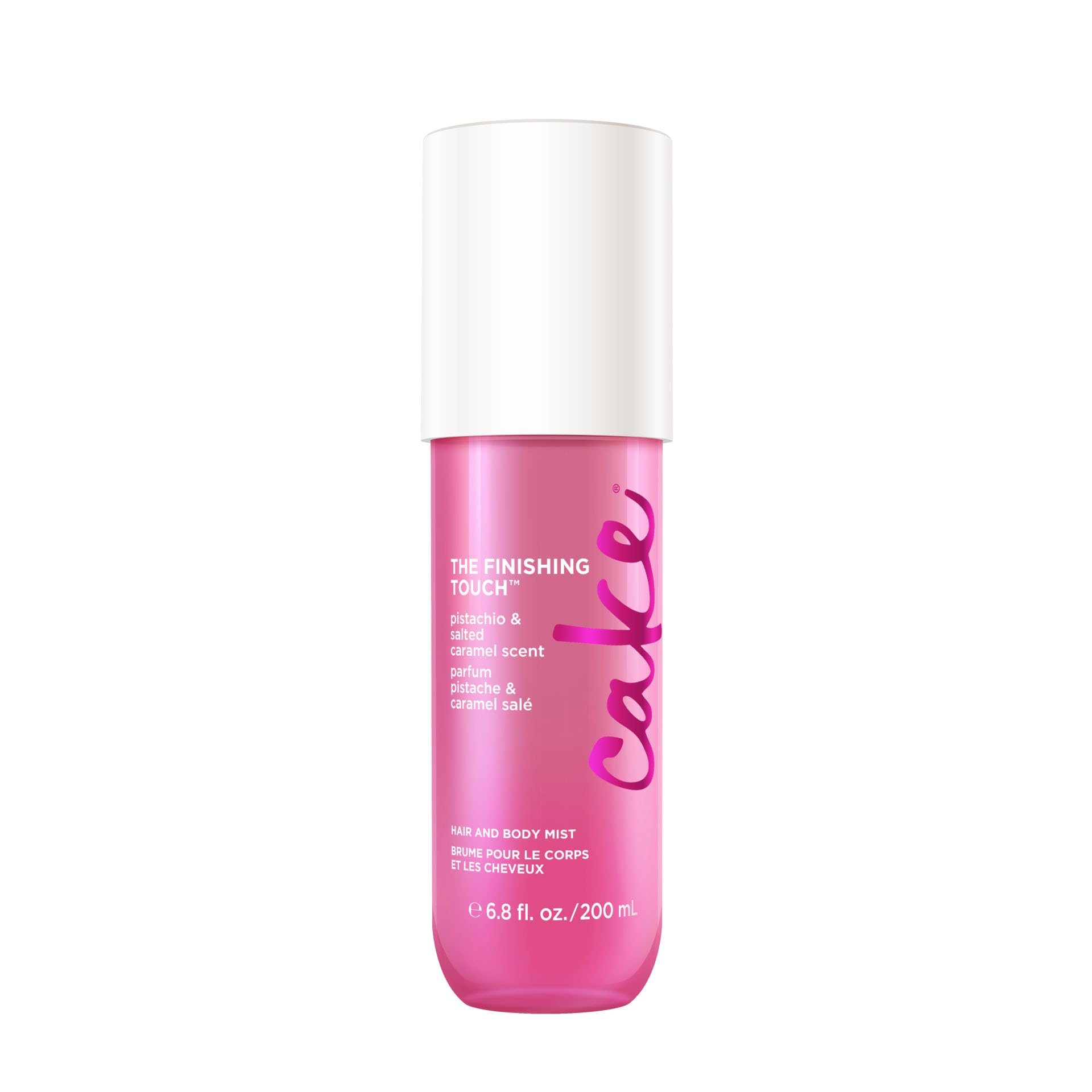 Cake Beauty Hair & Body Mist, The Finishing Touch - Pistachio & Salted Caramel Scent - Infused with Vitamin E & Argan Oil - For 
