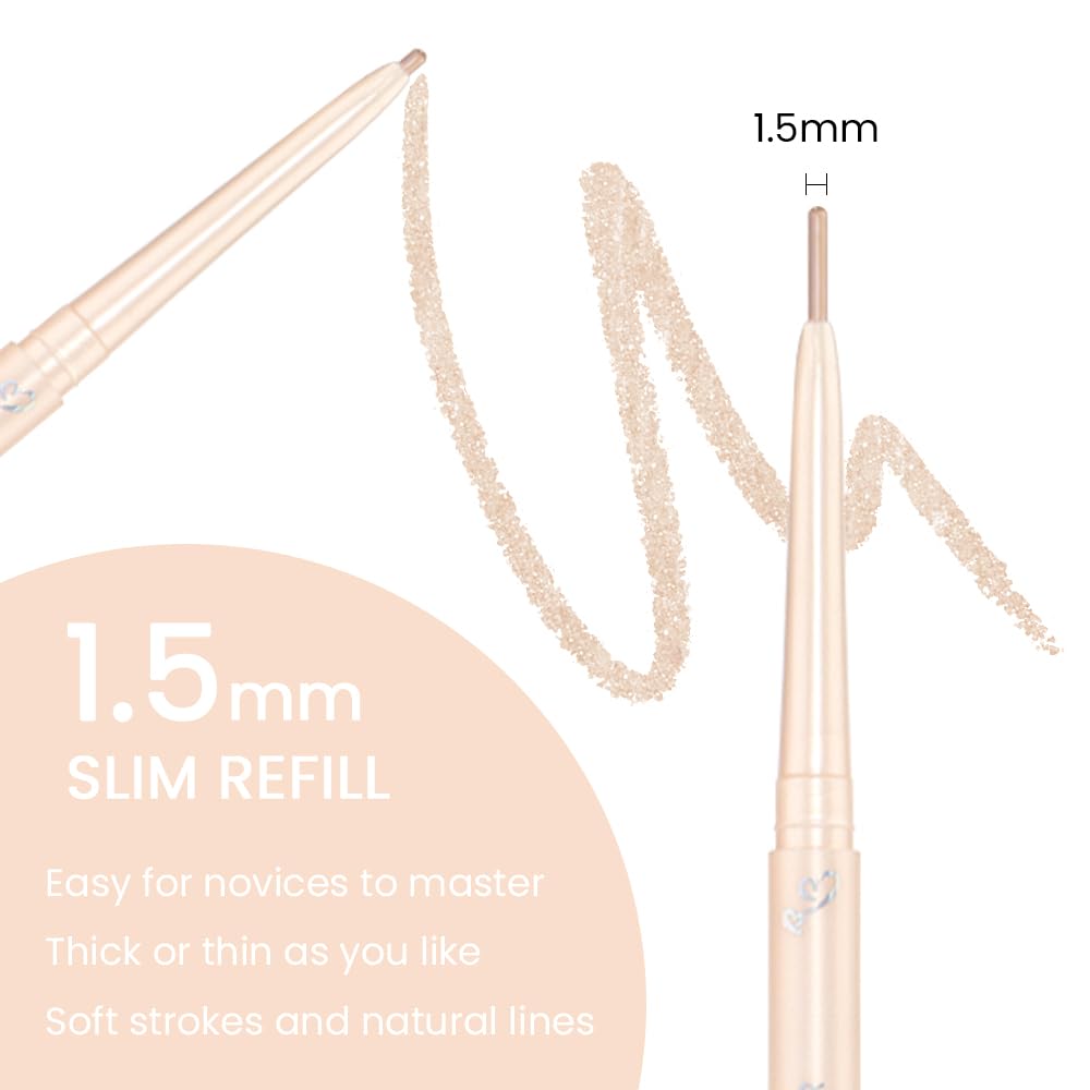 Kaely 1.5Mm Skinny Gel Eyeliner Pencil,Shimmer Cat Eye Liner Makeup Pen,Cream Smooth Eyeliner Crayon,Delineador De Ojos Contra E