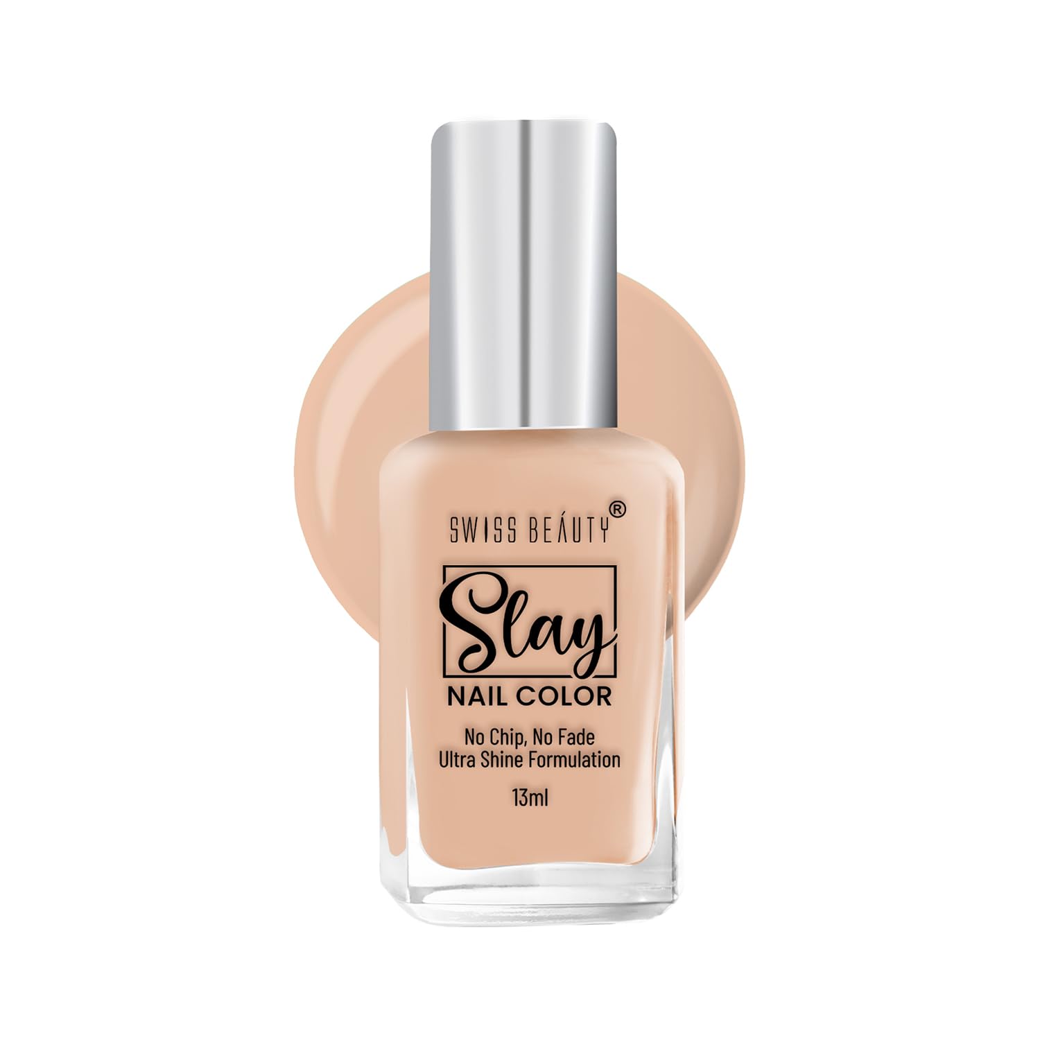 :Swiss Beauty Slay Nail Color | Glossy Finish, Long Lasting Nail Paint| Chip Resistant, Quick Drying Nail Polish | Shade- Ultra 