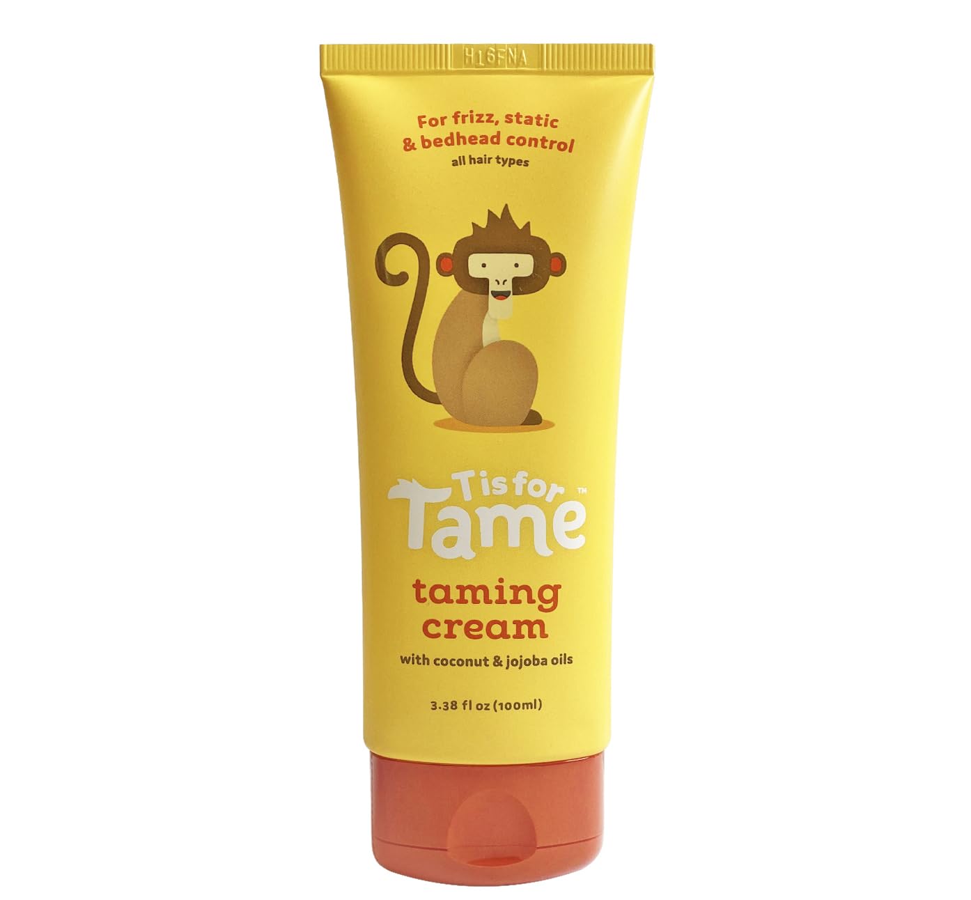 T is for Tame Hair Taming Cream for Kids, 3.38 Fl Oz, All-Natural Coconut & Jojoba, Frizz Control, Safe for Babies & Toddlers, Non