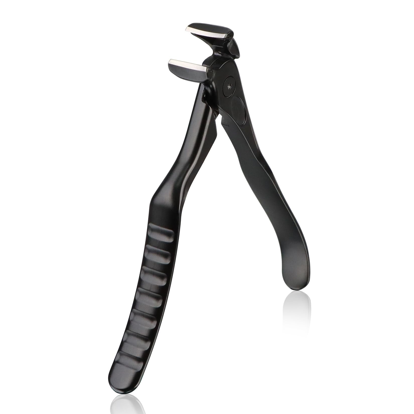 VOGARB Toenail Clippers for Thick Toenails and Fingernails, Ergonomic Non-Slip Long Handle Nail Clippers for Seniors, Angled Hea