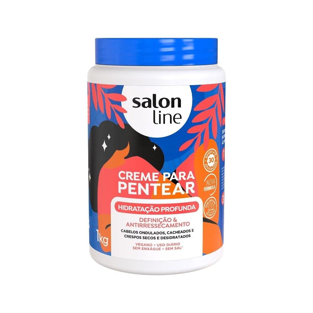 Linha Tratamento (Creme Para Pentear) Salon Line - Hidratacao Profunda 1000 Gr - (Salon Line Treatment (Combing Cream) Collectio