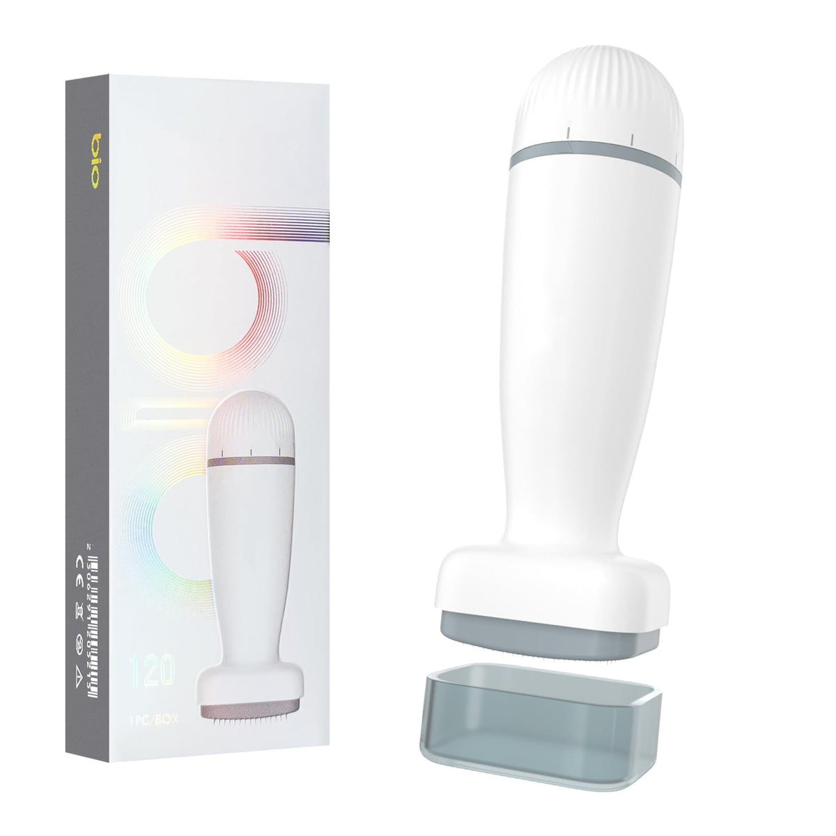 Derma Stamp Pen, Microneedling DermaStamp System, Derma Roller Alternative, Reuseable Skincare Tool for Face, 0.25mm