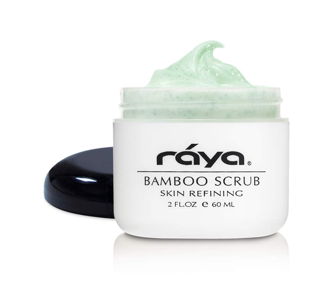 RAYA Bamboo Facial Scrub (R-125) | Herbal Exfoliating and Refining Treatment for Dry Skin | Helps Reduce Fine Lines and Wrinkles
